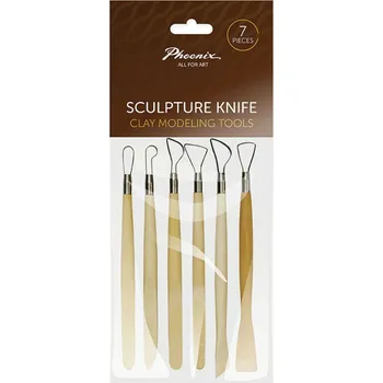 Modelovací hmota Phoenix sada sochařských nožů 6ks