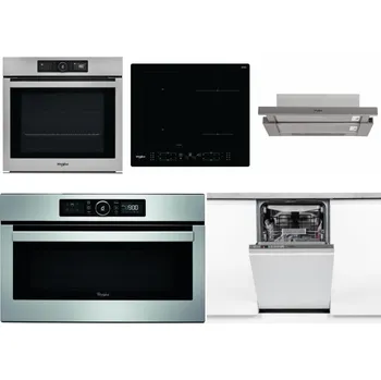 Set domácích spotřebičů WHIRLPOOL AKZ9 9480 IX + WHIRLPOOL WL B8160 NE + WHIRLPOOL AKR 5390/1 IX + WHIRLPOOL ABSOLUTE AMW 730 IX + WHIRLPOOL WSIO 3O34 PFE X