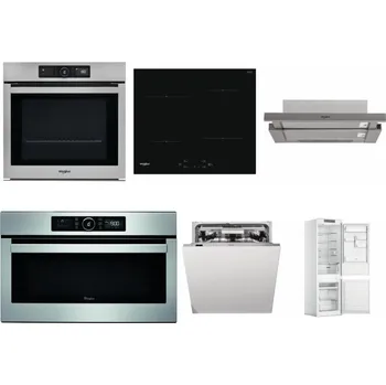Set domácích spotřebičů WHIRLPOOL AKZ9 9480 IX + WHIRLPOOL WS Q2760 BF + WHIRLPOOL AKR 5390/1 IX + WHIRLPOOL ABSOLUTE AMW 730 IX + WHIRLPOOL WIO 3T133 PLE + WHIRLPOOL WHC18 T311