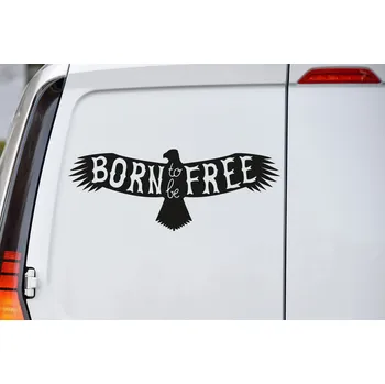 Samolepící dekorace Lepy.cz Samolepka na auto Orel Velikost (šířka x výška): 25x10cm, Barevná varianta: Černá