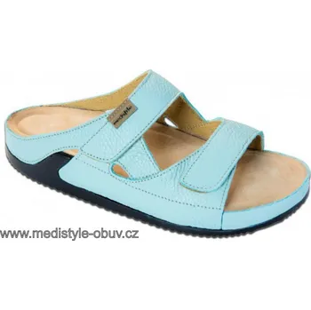 Dámská zdravotní obuv MEDISTYLE ZORA 7Z-J19/TL pantofel modrý, --- - 39
