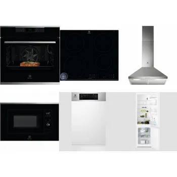 Set domácích spotřebičů ELECTROLUX KOEBP39X + ELECTROLUX LIR60433B + ELECTROLUX LFC316X + ELECTROLUX LMS2203EMX + ELECTROLUX EEM43300IX + ELECTROLUX LNT3LF18S