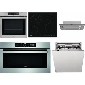 Set domácích spotřebičů WHIRLPOOL AKZ9 9480 IX + WHIRLPOOL AKT 8900 BA + WHIRLPOOL AKR 749/1 IX + WHIRLPOOL ABSOLUTE AMW 730 IX + WHIRLPOOL WIO 3O540 PELG