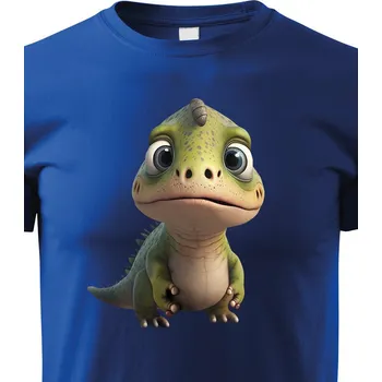 Chlapecké tričko Dětské triko Dinosaurus zelený, Barva Modrá, Velikost 158 cm/12 roků, Canvas Dětské tričko Bezvatriko.cz 1792 - 1x
