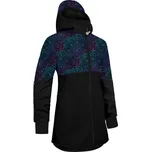 Unuo Unuo, Dívčí softshellový kabát s fleecem Street, Černá, Temná mandala /116