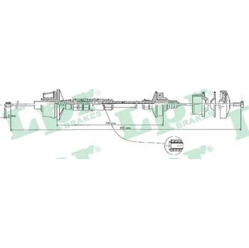 Spojka Tazne lanko, ovladani spojky, , 2150Y7, 9635749880, LPR, C0536C