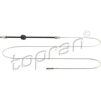 Lanko parkovací brzdy Tažné lanko, parkovací brzda, , 2E0609701AT, 2E0609701M, 9064202385, 9064205285, A9064202385, A9064205285, TOPRAN, 401 660