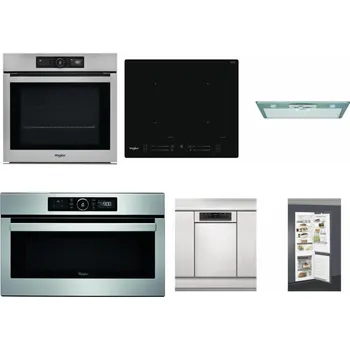 Set domácích spotřebičů WHIRLPOOL AKZ9 9480 IX + WHIRLPOOL WL S7260 NE + WHIRLPOOL AKR 650/1 IX + WHIRLPOOL ABSOLUTE AMW 730 IX + WHIRLPOOL WSBO 3O34 PF X + WHIRLPOOL ART 66112