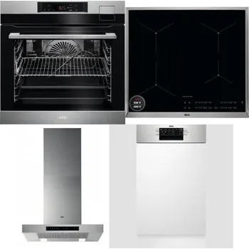 Set domácích spotřebičů AEG BSK792380M + AEG Mastery SenseBoil IAE64413XB + AEG Mastery DBB5660HM + AEG Mastery MaxiFlex FEE73517PM