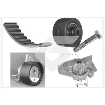 Rozvod motoru Vodni pumpa + sada ozubeneho remene, , HUTCHINSON, KH 142WP27