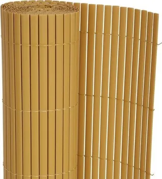 Plot Plot z umělého bambusu okrový