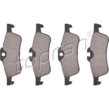 Brzdový systém Sada brzdových destiček, kotoučová brzda, , 34211503077, 34216761288, 34216762871, TOPRAN, 501 017