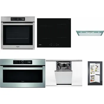 Set domácích spotřebičů WHIRLPOOL AKZ9 9480 IX + WHIRLPOOL WS Q2760 BF + WHIRLPOOL AKR 650/1 IX + WHIRLPOOL ABSOLUTE AMW 730 IX + WHIRLPOOL WSIO 3O34 PFE X + WHIRLPOOL ART 65031