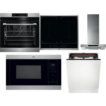 Set domácích spotřebičů AEG BPK742380M + AEG Mastery DoubleBridge IKE64450XB + AEG Mastery DBB5660HM + AEG Mastery MSB2547D-M + AEG Mastery MaxiFlex FSB53927Z