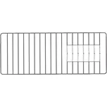 Schock praktická funkční mřížka 49,9 × 18,7 × 1,2 cm 629138