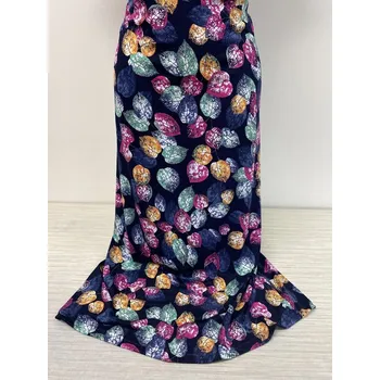 Dámská sukně sukně, Barva Modrá, Velikost XXL 48, Materiál 96% Viskoza 4% Lycra