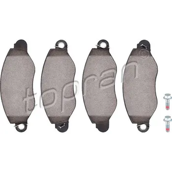 Brzdová destička Sada brzdových destiček, kotoučová brzda, , 1144288, 1318147, 1465168, 1C1J2K021AA, 1C1J2K021AB, 1C1J2K021AC, TOPRAN, 302 049