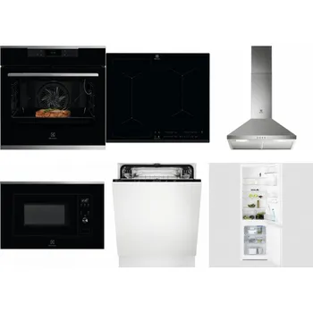 Set domácích spotřebičů ELECTROLUX KOEBP39X + ELECTROLUX EIV634 + ELECTROLUX LFC316X + ELECTROLUX LMS2203EMX + ELECTROLUX EEA27200L + ELECTROLUX LNT3LF18S