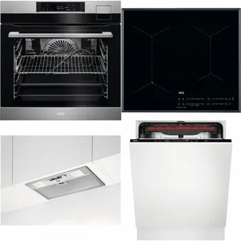 Set domácích spotřebičů AEG BSK792380M + AEG Mastery SenseFry IAE64431FB + AEG DGB3523S + AEG Mastery MaxiFlex FSB53927Z