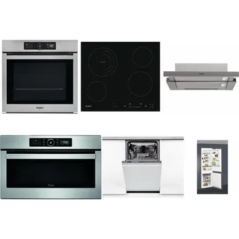 Set domácích spotřebičů WHIRLPOOL AKZ9 9480 IX + WHIRLPOOL AKT 8900 BA + WHIRLPOOL AKR 5390/1 IX + WHIRLPOOL ABSOLUTE AMW 730 IX + WHIRLPOOL WSIO 3O34 PFE X + WHIRLPOOL ART 66112