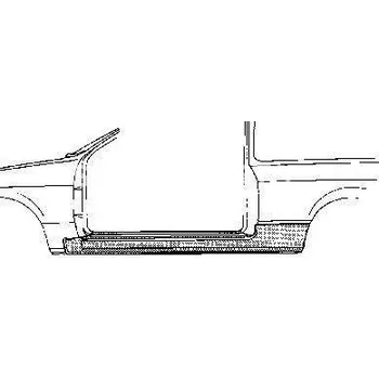 Prah karosérie Práh | levý 04641SH3305ZZ, 2523101,2909001 ,, 04641SH3305ZZ , 2523101 ,2909001 ,, ECAR, 380641