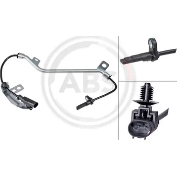 Snímač, počet otáček kol, , 27540AG040, 27540AG041, A.B.S., 32043