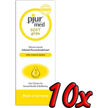Lubrikační gel Pjur med Soft Glide 1,5ml 10 pack