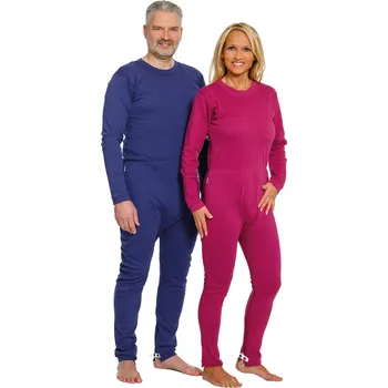 Dámský overall Overal vypasovaný dlouhý se zipem na zádech a na nohavicích Velikost: S, Barva: Vřesová