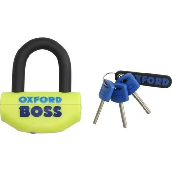 Motodoplněk Zámek OXFORD Boss (žlutý)