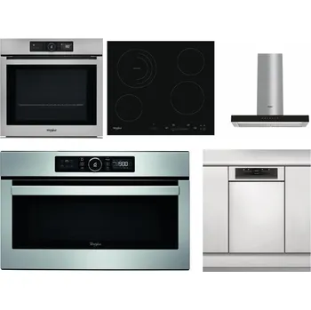 Set domácích spotřebičů WHIRLPOOL AKZ9 9480 IX + WHIRLPOOL AKT 8900 BA + WHIRLPOOL WHBS 62F LT K + WHIRLPOOL ABSOLUTE AMW 730 IX + WHIRLPOOL WSBO 3O34 PF X