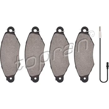 Brzdová destička Sada brzdových destiček, kotoučová brzda, , 4106000Q0A, 4106000QAG, 4106000QAK, 7701205513, 7701205995, 7701205996, 7701206811, 7701208142, TOPRAN, 700 629