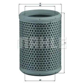 Vzduchový filtr Vzduchový filtr, , KNECHT, LX130