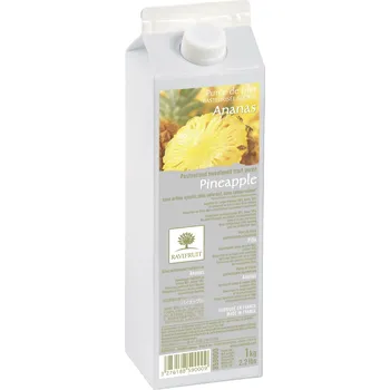 Ovocné ananasové pyré 90% 1kg - přírodní bez barviv a konzervantů