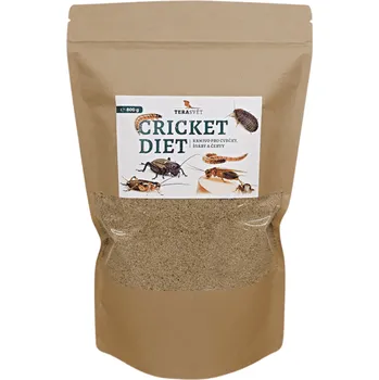 Krmivo pro terarijní zvíře TeraSvět Krmná směs pro cvrčky a jiný hmyz 800 g