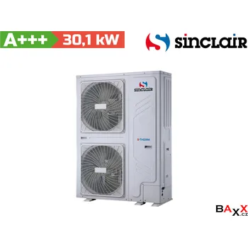 Tepelné čerpadlo Sinclair S-therm Yukon 30,1 kW monoblokové tepelné čerpadlo