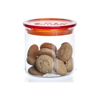 Dóza na potraviny SIMAX NÁDOBA S ORANŽOVÝM VÍKEM 500ML