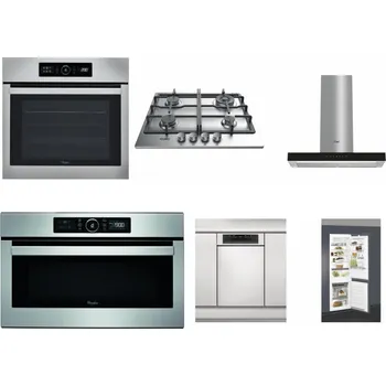 Set domácích spotřebičů WHIRLPOOL ABSOLUTE AKZ9 6230 IX + WHIRLPOOL TKRL 661 IX EU + WHIRLPOOL WHBS 62F LT K + WHIRLPOOL ABSOLUTE AMW 730 IX + WHIRLPOOL WSBO 3O34 PF X + WHIRLPOOL ART 66112