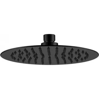 Sprchová hlavice #N/A Hlavová sprcha ECOAIR kulatá FLAT BLACK ø30 cm, kov