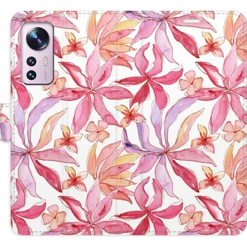 Pouzdro na mobilní telefon Flipové pouzdro iSaprio - Flower Pattern 10 - Xiaomi 12 / 12X