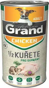Krmivo pro psa Grand Deluxe Dog Adult konzerva 1/2 Chicken 1,3 kg
