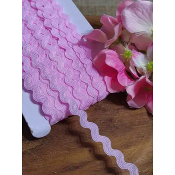 Krajka Hadovka šíře 5 mm růžová světlá