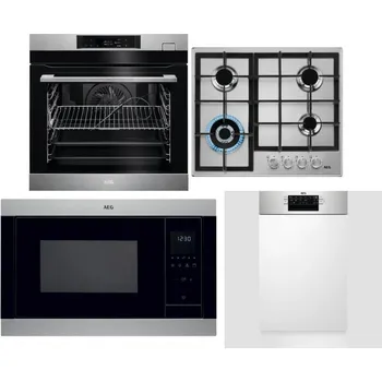 Set domácích spotřebičů AEG BSK782380M + AEG Mastery StepPower HGB64420SM + AEG Mastery MSB2547D-M + AEG Mastery MaxiFlex FEE73517PM