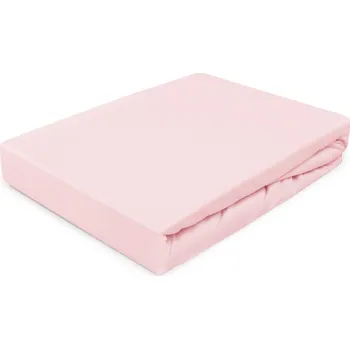 Prostěradlo JERSEY PROSTĚRADLO 006/210 200X220 CM SVĚTLERŮŽOVÁ