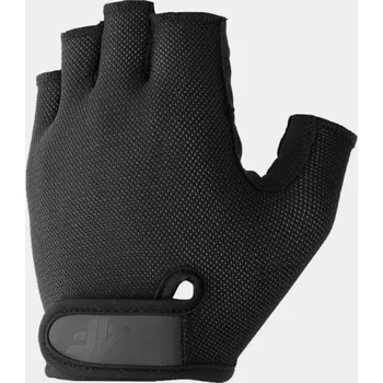 Rukavice 4F 4FSS23AFGLU058 DEEP BLACK Unisex cyklistické rukavice US XS