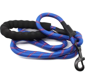 Vodítko pro psa Azar nylonové vodítko pro psa | 300 cm Barva: Tmavě-modrá, Délka vodítka: 200 cm