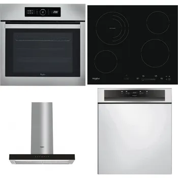 Set domácích spotřebičů WHIRLPOOL ABSOLUTE AKZ9 6230 IX + WHIRLPOOL AKT 8900 BA + WHIRLPOOL WHBS 62F LT K + WHIRLPOOL WBC 3C34 PF X
