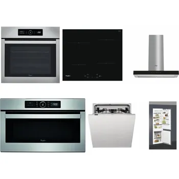 Set domácích spotřebičů WHIRLPOOL ABSOLUTE AKZ9 6230 IX + WHIRLPOOL WS Q2760 BF + WHIRLPOOL WHBS 62F LT K + WHIRLPOOL ABSOLUTE AMW 730 IX + WHIRLPOOL WIC 3C33 PFE + WHIRLPOOL ART 66112
