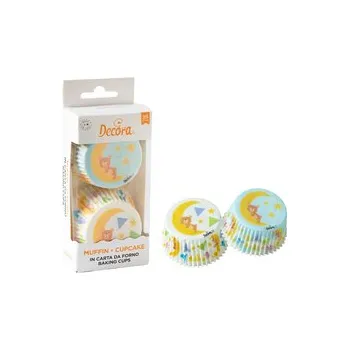 Formička Košíčky na muffiny - Medvídek na měsíčku / Decora