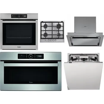 Set domácích spotřebičů WHIRLPOOL AKZ9 9480 IX + WHIRLPOOL AKR 351/IX + WHIRLPOOL AKR 860 IX + WHIRLPOOL ABSOLUTE AMW 730 IX + WHIRLPOOL WIO 3O540 PELG
