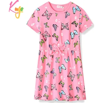 Dívčí šaty Dívčí šaty - KUGO HS9276, světle růžová Barva: Růžová, Velikost: 98